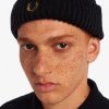 Kurze gerippte Beanie