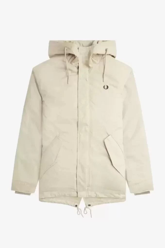 Kurzer wattierter Herrenparka