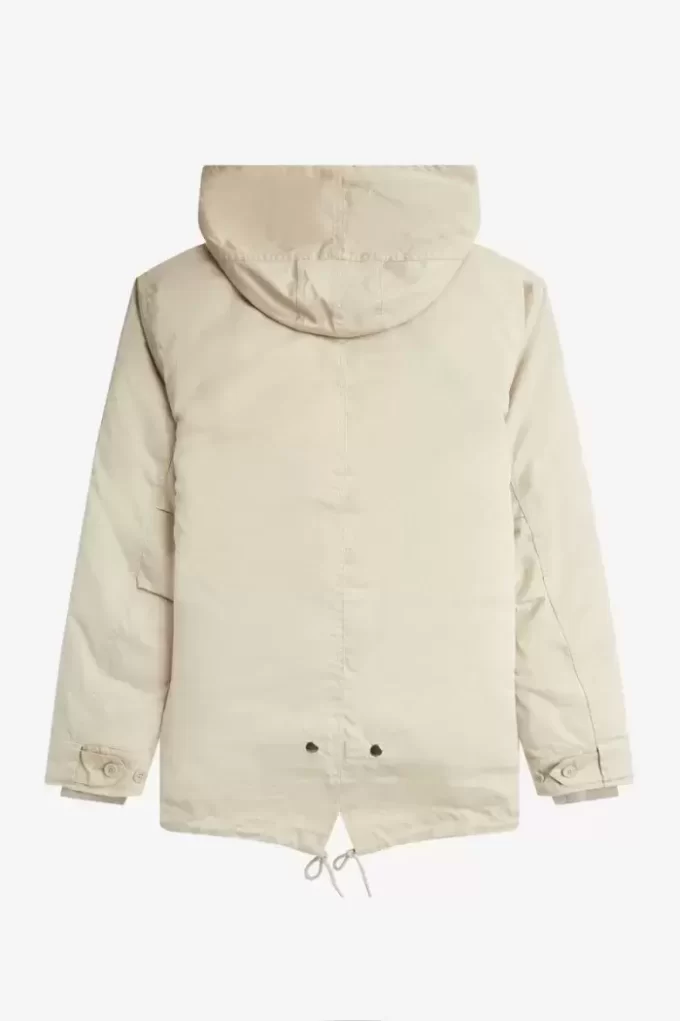 Kurzer wattierter Herrenparka