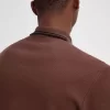 Langarm-Poloshirt aus Baumwolle mit Wabenmuster für Herren