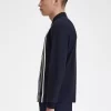 Langarm-Poloshirt mit Farbverlaufsstreifen für Herren