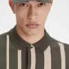 Langarm-Poloshirt mit Farbverlaufsstreifen für Herren