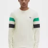 Langarm-T-Shirt mit Bahnenärmeln für Herren