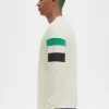 Langarm-T-Shirt mit Bahnenärmeln für Herren