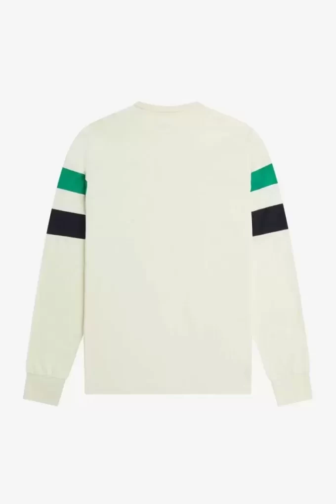 Langarm-T-Shirt mit Bahnenärmeln für Herren