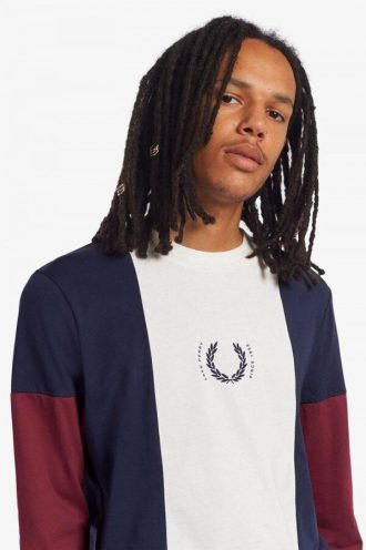 Langarm-T-Shirts mit Mittelstreifen