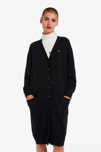 Langer Cardigan-Strick