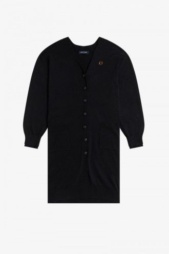 Langer Cardigan-Strick