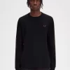 Langärmliges Herren-T-Shirt mit Klebestreifen