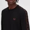 Langärmliges Herren-T-Shirt mit Klebestreifen