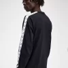 Langärmliges Herren-T-Shirt mit Klebestreifen