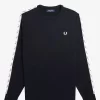 Langärmliges Herren-T-Shirt mit Klebestreifen