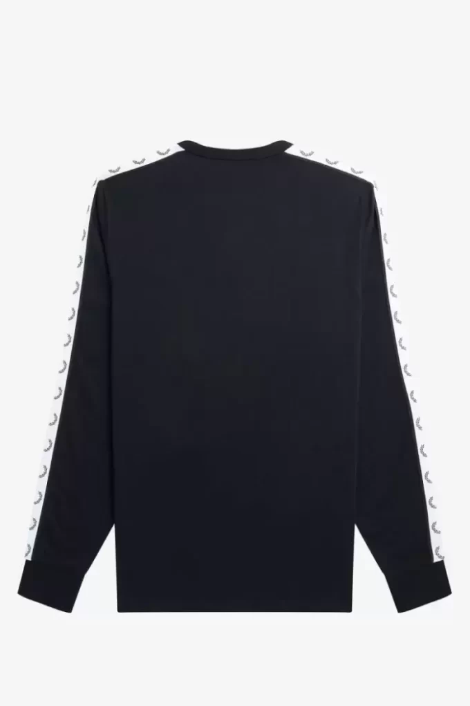 Langärmliges Herren-T-Shirt mit Klebestreifen