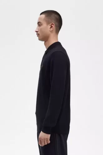 Langärmliges Strickhemd für Herren