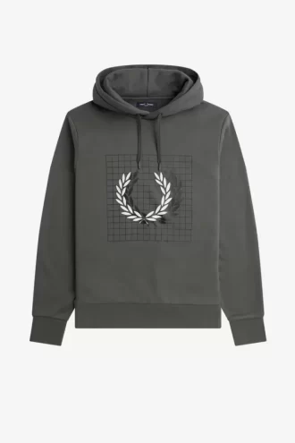 Laurel Wreath Grid Kapuzenpullover für Herren