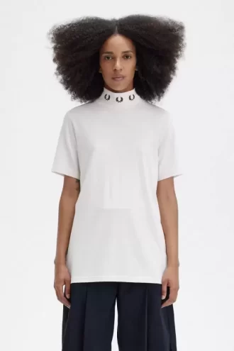 Laurel Wreath High Neck Damen T-Shirt