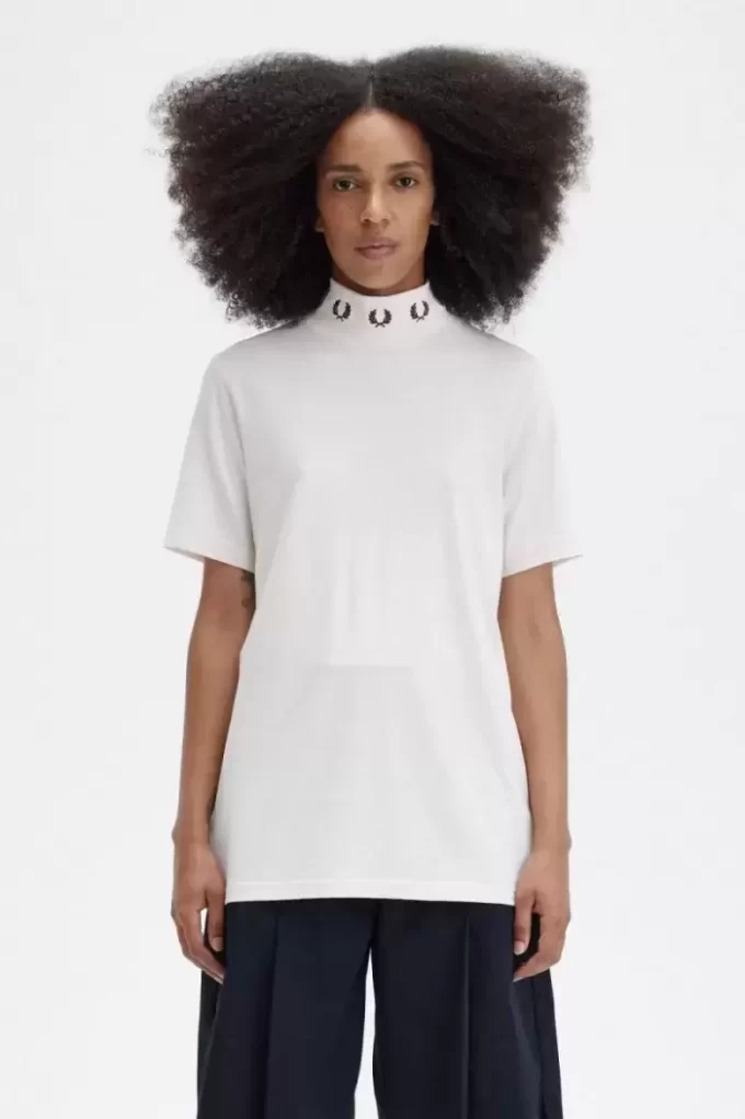 Laurel Wreath High Neck Damen T-Shirt