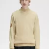 Laurel Wreath Mock Neck Herrenpullover