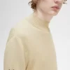 Laurel Wreath Mock Neck Herrenpullover
