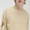 Laurel Wreath Mock Neck Herrenpullover