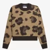 Leopardenpullover für Damen