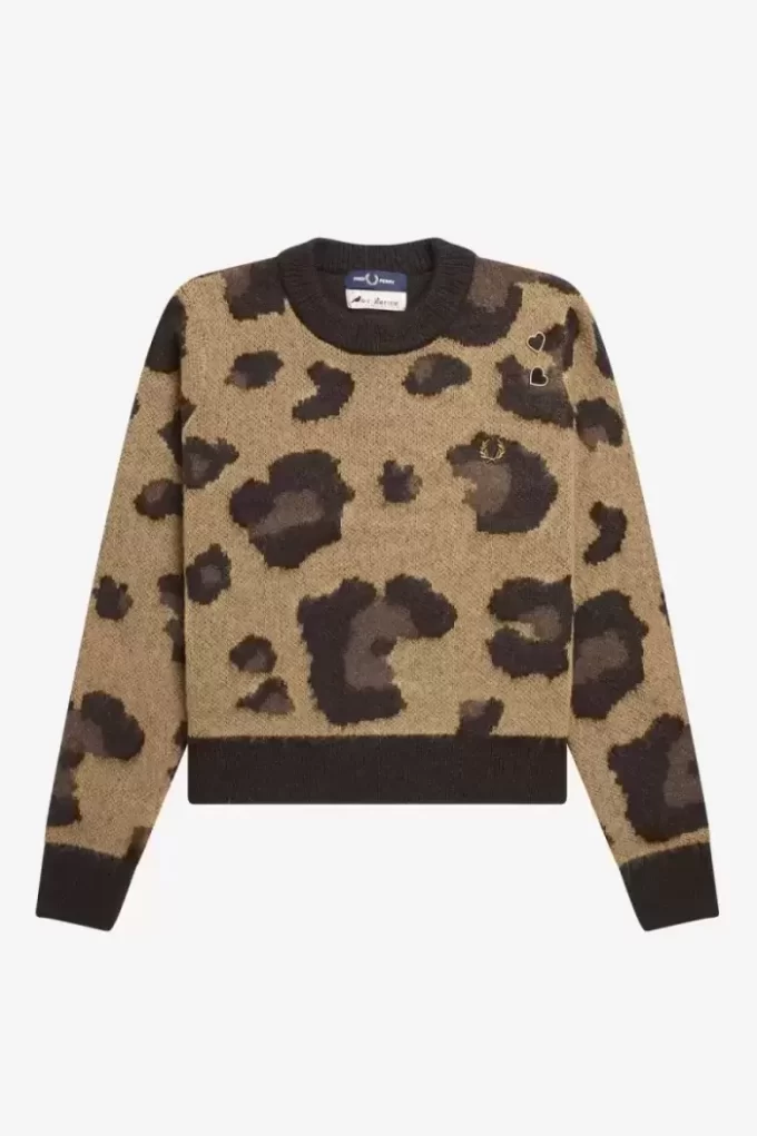Leopardenpullover für Damen