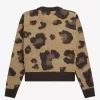 Leopardenpullover für Damen