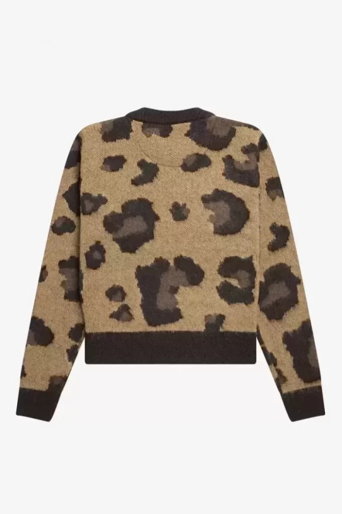 Leopardenpullover für Damen
