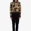Leopardenpullover für Damen