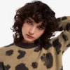Leopardenpullover für Damen
