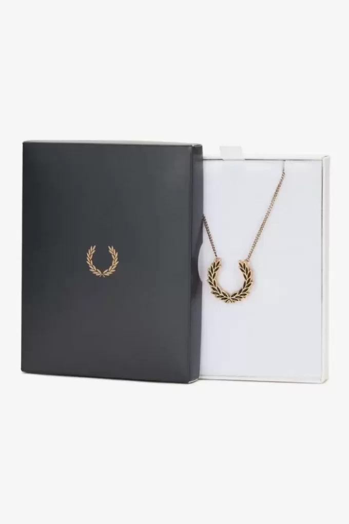 Lorbeerkranz-Halskette Herrenschmuck