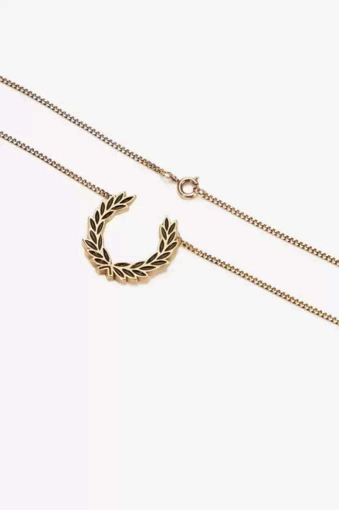 Lorbeerkranz-Halskette Herrenschmuck