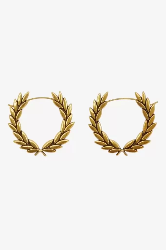 Lorbeerkranz-Ohrringe Damenschmuck