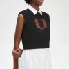 Lorbeerkranz-Strick-Tanktops für Damen