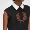 Lorbeerkranz-Strick-Tanktops für Damen