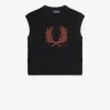 Lorbeerkranz-Strick-Tanktops für Damen