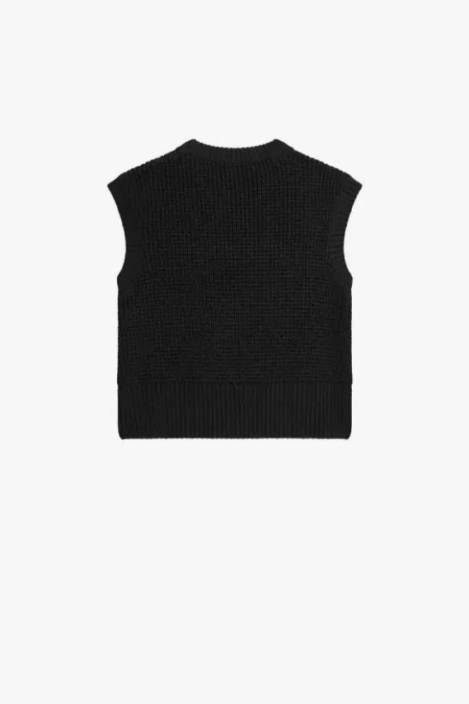 Lorbeerkranz-Strick-Tanktops für Damen