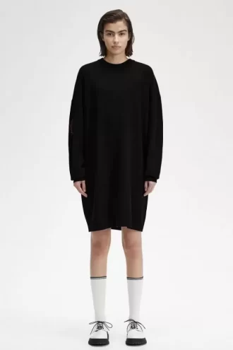 Lorbeerkranz-Strickkleid für Damen