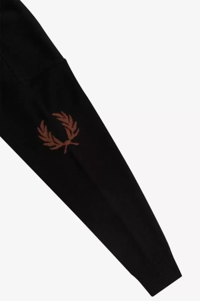 Lorbeerkranz-Strickkleid für Damen