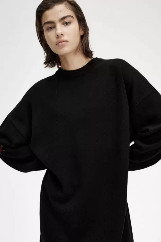 Lorbeerkranz-Strickkleid für Damen