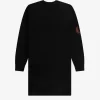 Lorbeerkranz-Strickkleid für Damen