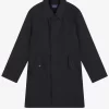 Mac Herrenparka mit verdeckter Knopfleiste