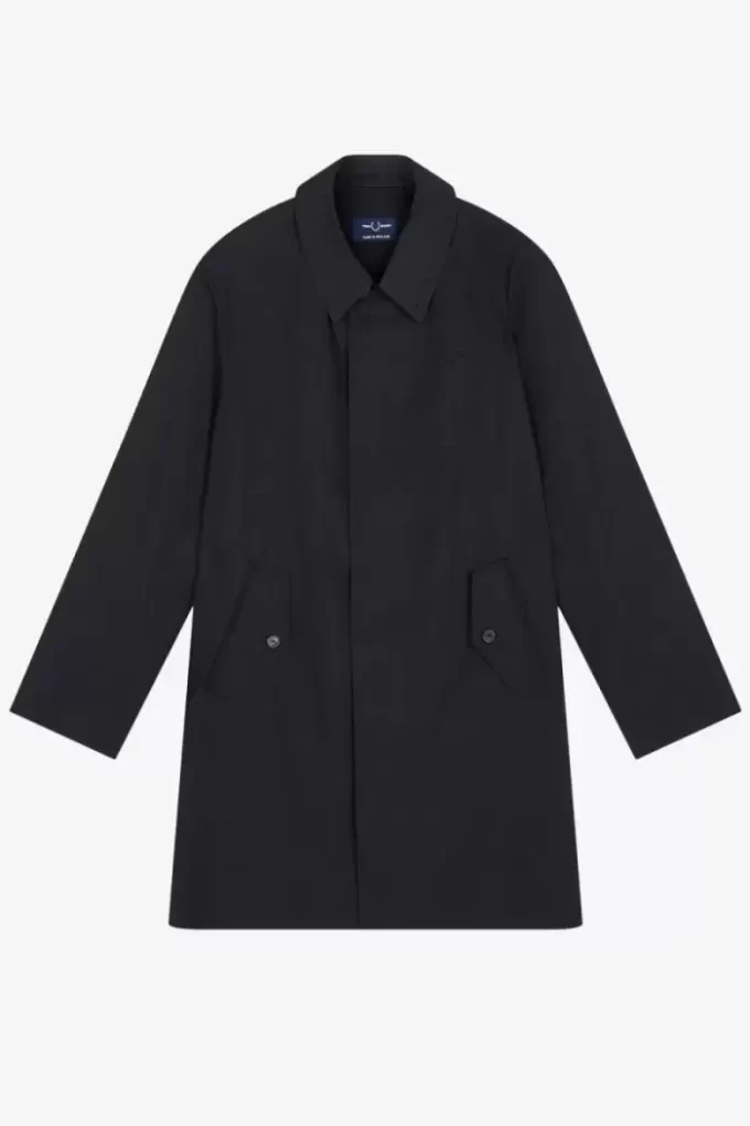Mac Herrenparka mit verdeckter Knopfleiste