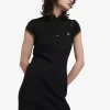 Metallic-Strickkleid für Damen