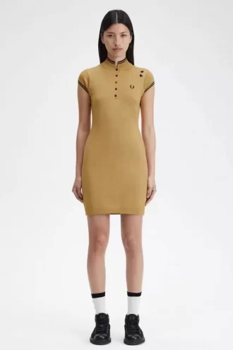 Metallic-Strickkleid für Damen 1964
