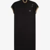 Metallic-Strickkleid für Damen