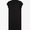 Metallic-Strickkleid für Damen