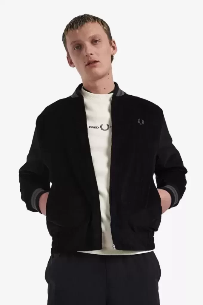 Needlecord Tennis Bomber Herrenjacken
