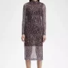 Netzkleid für Damen mit Zebramuster