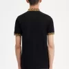 Noongoons Herren-Poloshirt mit Leopardenmuster